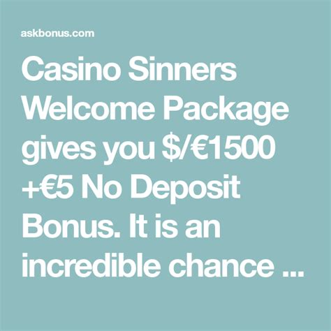 casino sinners 5 € no <strong>casino sinners 5 € no deposit</strong> title=